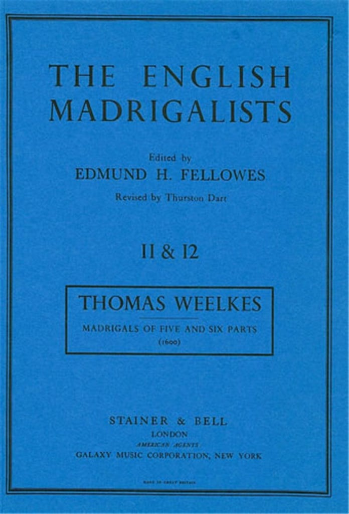 Madrigals To Five and Six Parts